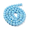 Opaque Glass Beads Strands EGLA-A035-P8mm-L08-2