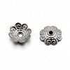 Tarnish Resistant 304 Stainless Steel Flower Bead Caps STAS-E083-04P-1