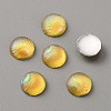 Opaque Resin Cabochons LS-CRES-WH0010-044I-1