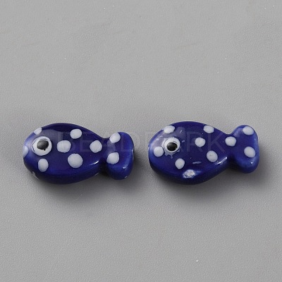 Handmade Porcelain Beads PORC-WH20001-02C-1