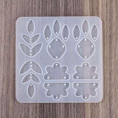 Silicone Pendant Molds DIY-S048-03A-1