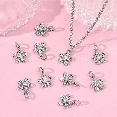 SHEGRACE Valentine's Day Brass Clear Cubic Zirconia Charms XGRQ3P737-577P-1