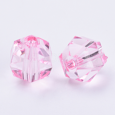 Transparent Acrylic Beads TACR-Q256-6mm-V03-1