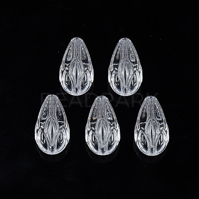 Transparent Acrylic Beads TACR-N009-32-1