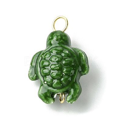 Handmade Procelain Pendants PALLOY-JF02470-1