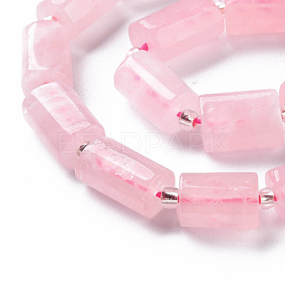 Natural Rose Quartz Beads Strands G-S345-8x11-014A-1