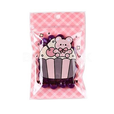 Rectangle Plastic Packaging Resealable Bags OPP-T003-01B-1