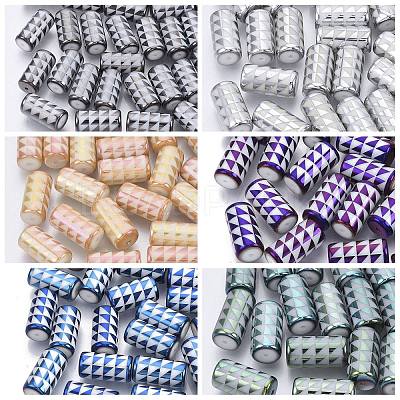 Electroplate Glass Beads EGLA-N003-05-M-1