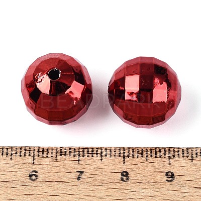 Plating Acrylic Beads PACR-TAC0005-04F-1