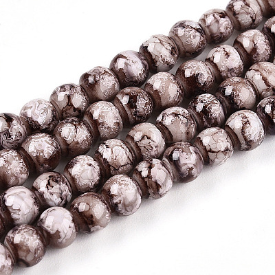 Baking Paint Glass Beads X1-DGLA-N003-6mm-A05-1