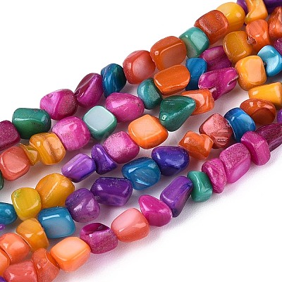 Natural Freshwater Shell Beads Strands SHEL-N037-04B-1