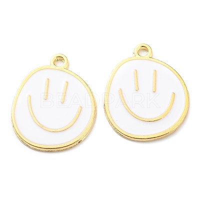 Alloy Enamel Pendants ENAM-D051-18G-01-1
