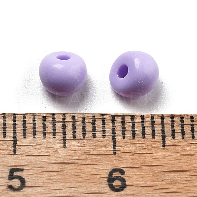 Acrylic Imitation Pearl Beads OACR-D300-01H-1