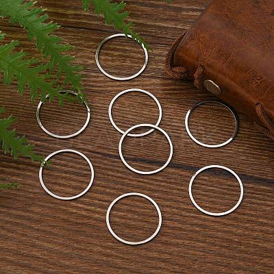 Non-Tarnish 304 Stainless Steel Linking Ring STAS-S079-12C-A-1