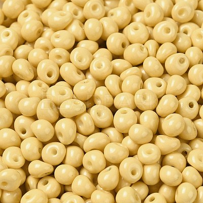 6/0 Opaque Baking Paint Glass Seed Beads X1-SEED-M012-02A-07-1