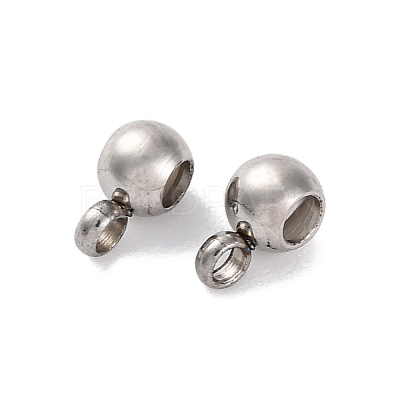 202 Stainless Steel Beads STAS-S151-02P-A-1