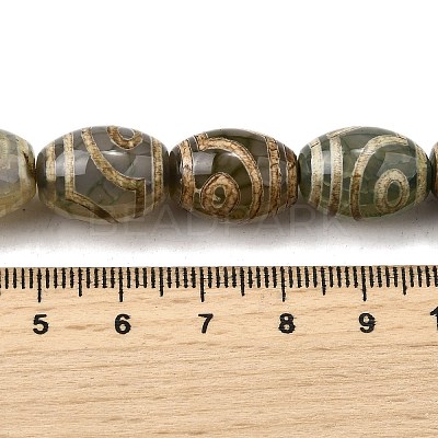 Tibetan Style dZi Beads Strands G-S389-A12-1