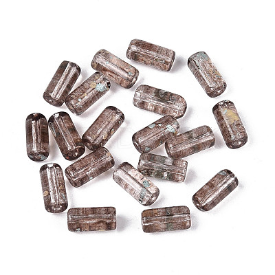 Picasso Transparent Glass Bugle Beads SEED-N010-02L-1