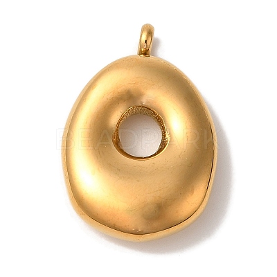 Ion Plating(IP) 304 Stainless Steel Pendants STAS-M017-08G-16-1