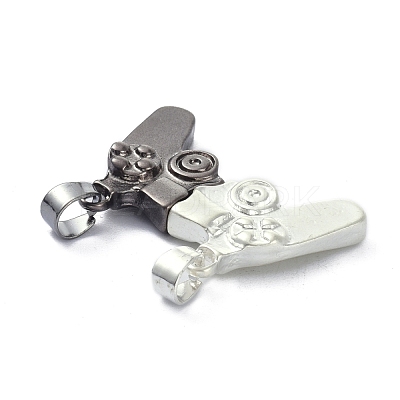 Alloy Magnetic Friendship Controller Necklace Set PALLOY-D204-01BS-1