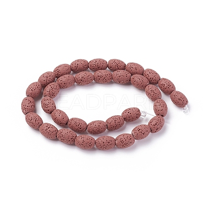 Natural Lava Rock Beads Strands G-F671-03A-07-1