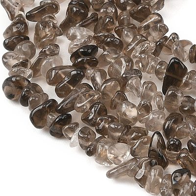 Natural Smoky Quartz Beads Strands G-P622-A01-01-1