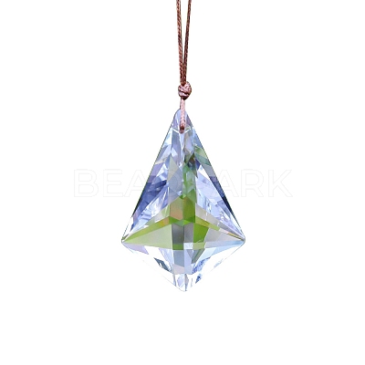 Kite K9 Glass Flower Suncatchers for Garden Outdoor Hanging Decorations PW-WGA2B7F-01-1