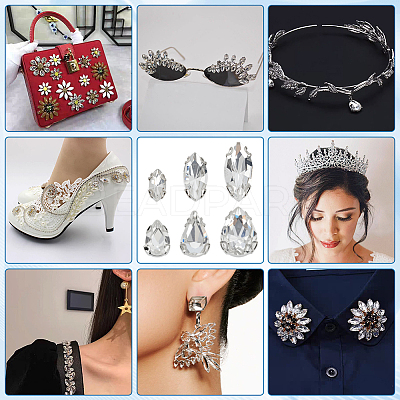 180Pcs Sew on Rhinestone RGLA-FG0001-29-1