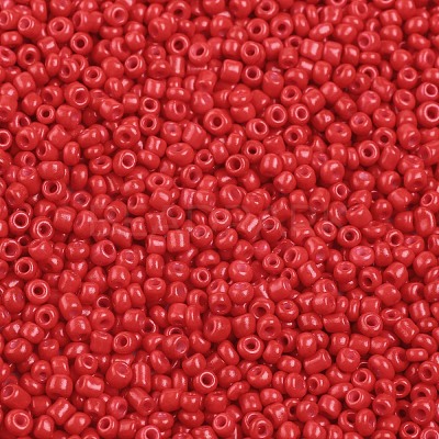 Baking Paint Glass Seed Beads SEED-S002-K20-1