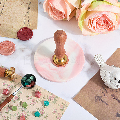 Marble Pattern Porcelain Wax Seal Mats AJEW-WH20007-82B-03-1