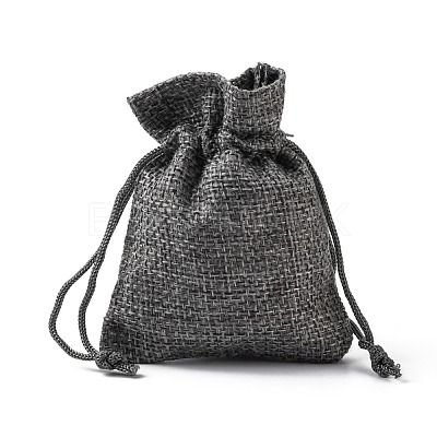 Burlap Packing Pouches Drawstring Bags ABAG-Q050-7x9-04-1