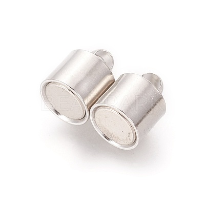 Brass Magnetic Clasps with Loops X-MC027-NF-1