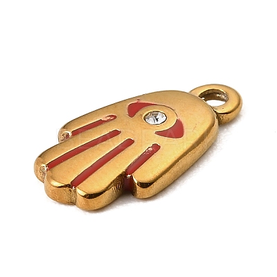 304 Stainless Steel Enamel Pendants STAS-Z199-01G-03-1