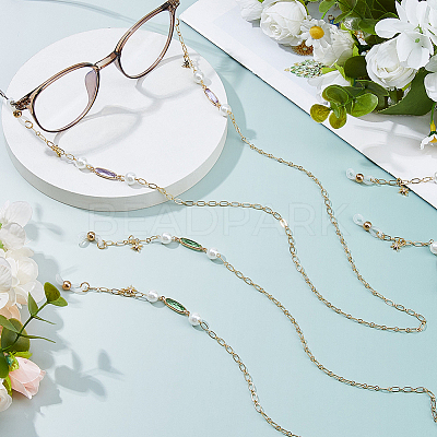 3Pcs Brass Chain for Eyeglasses HJEW-FH00131-1