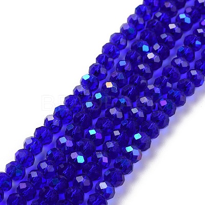 Electroplate Glass Beads Strands EGLA-A034-T3mm-L16-1