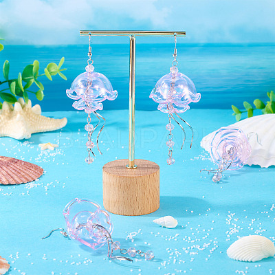 Brass Dangle Earring EJEW-TAC00023-1