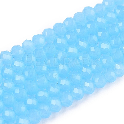 Glass Beads Strands EGLA-A044-J2mm-D04-1