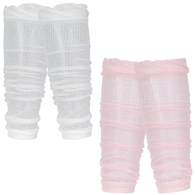 2 Pairs 2 Colors Polycotton Oversleeves AJEW-CY0001-40A-1