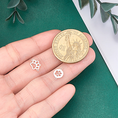 2Pcs 2 Styles 925 Sterling Silver Hollow Connector Charms STER-PH0004-21-1