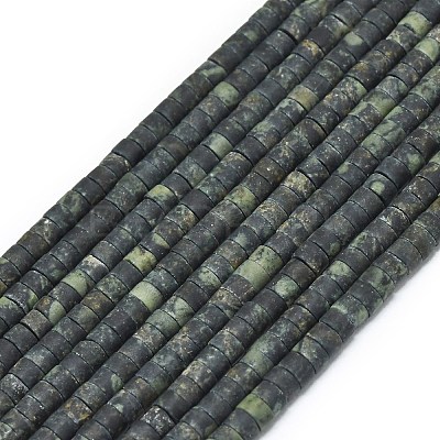 Natural Kambaba Jasper Beads Strands G-P575-B13-4x2mm-1
