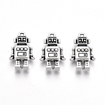 Tibetan Style Alloy Pendants TIBE-S323-083AS-RS-1