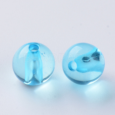Transparent Acrylic Beads X-MACR-S370-A10mm-1