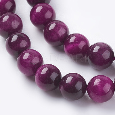 Natural Tiger Eye Beads Strands X-G-G544-8mm-02-1