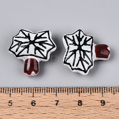 Handmade Lampwork Enamel Beads LAMP-T023-21A-1