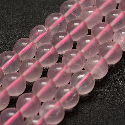 Natural Rose Quartz Beads Strands G-E375-4mm-01-1