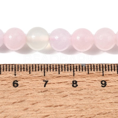 Natural New Jade & Rose Quartz & Dyed White Jade Beads Strands GG-CBA3BF1-A01-8mm-1