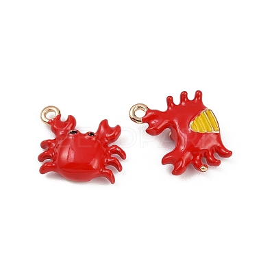 Brass Alloy Charms KK-R226-15G-02-1