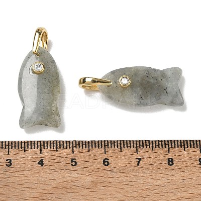 Natural Labradorite Pendants G-A297-01G-15-1