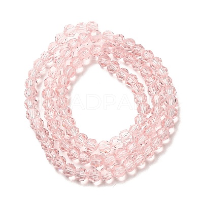 Transparent Glass Beads Strands X-EGLA-A035-T4mm-D20-1