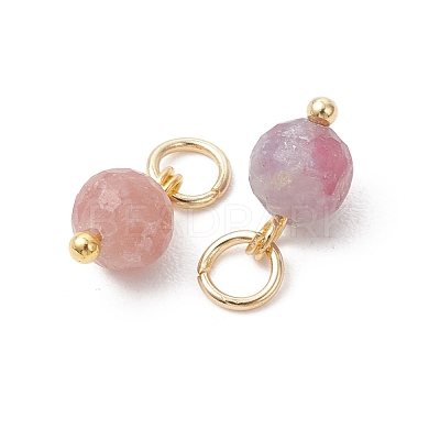 Natural Plum Blossom Tourmaline Pendants PALLOY-JF05440-02-1